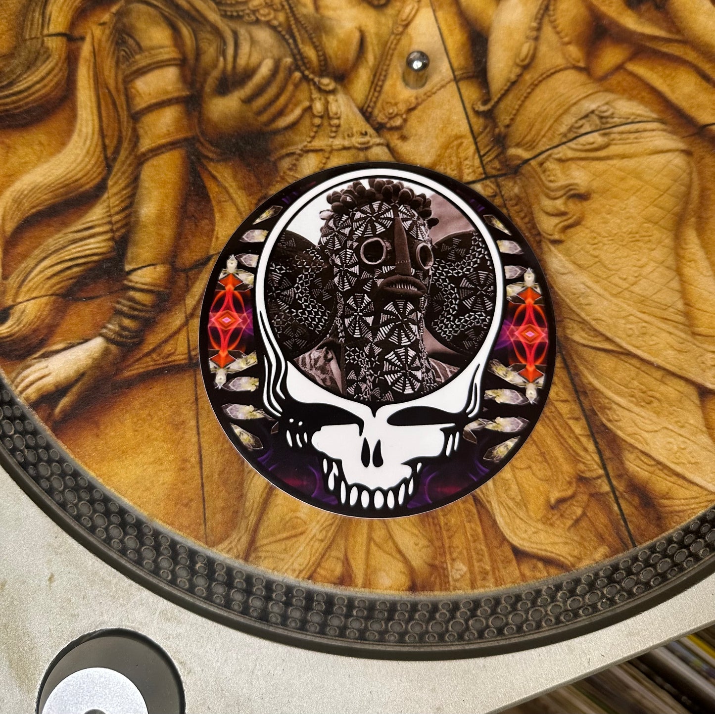 Bamileke Elephant Mask - Steal Your Face (Limited edition sticker)