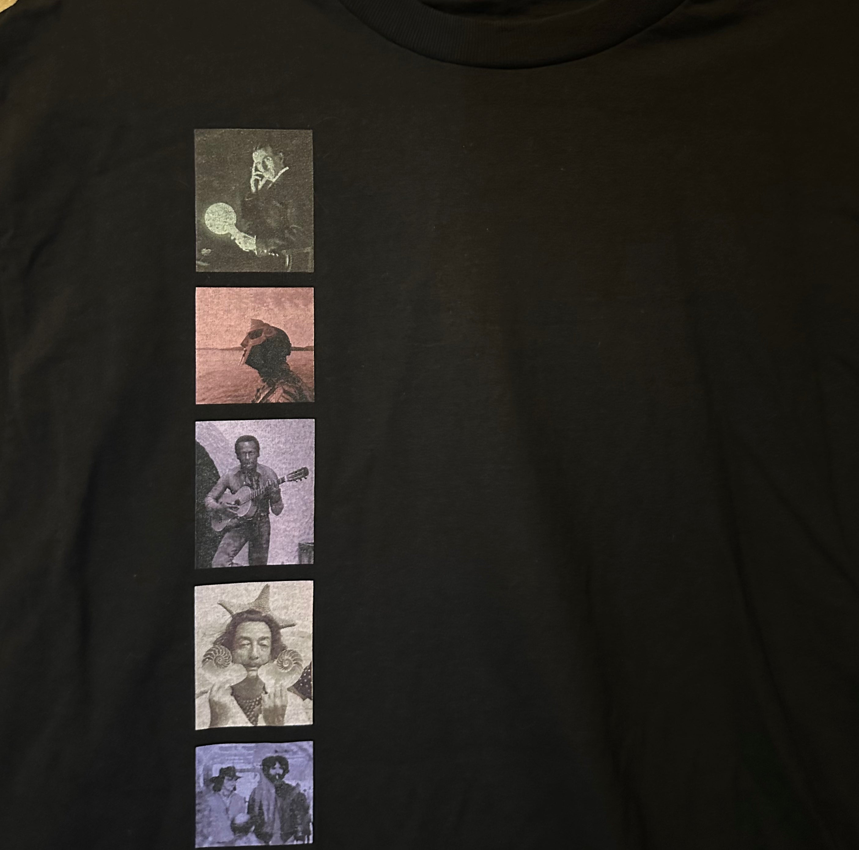 Sacred Gallery of Great Minds - Black T-Shirt