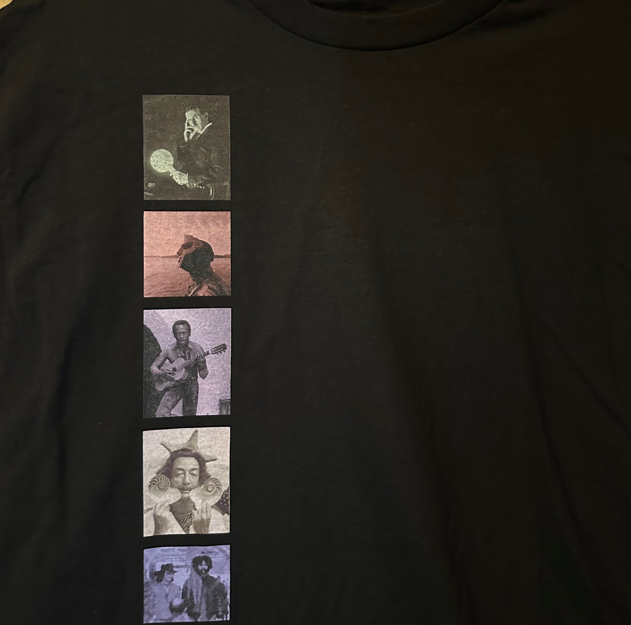 Sacred Gallery of Great Minds - Black T-Shirt