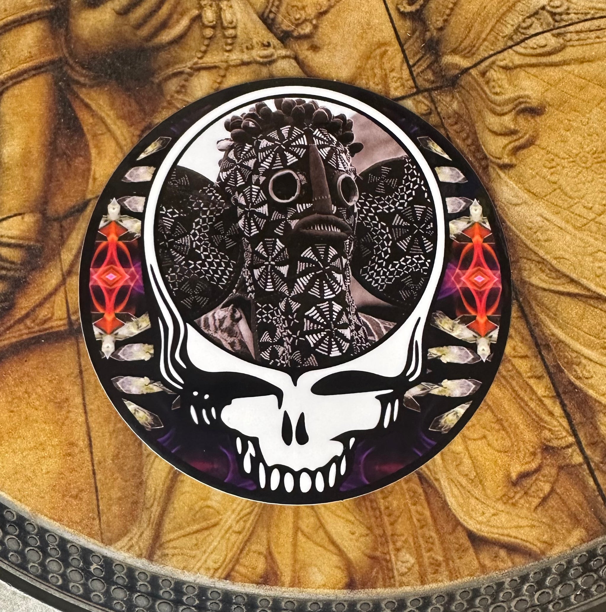 Bamileke Elephant Mask - Steal Your Face (Limited edition sticker)